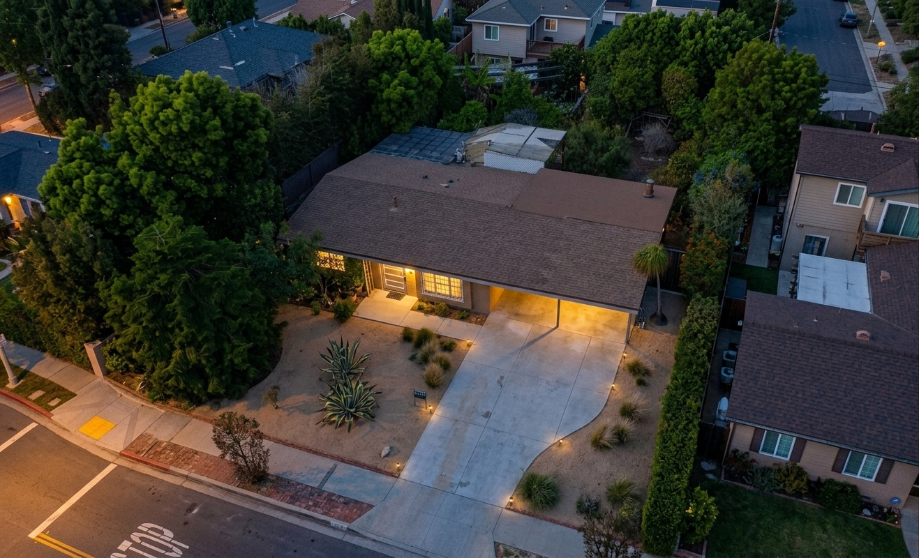 California home exterior